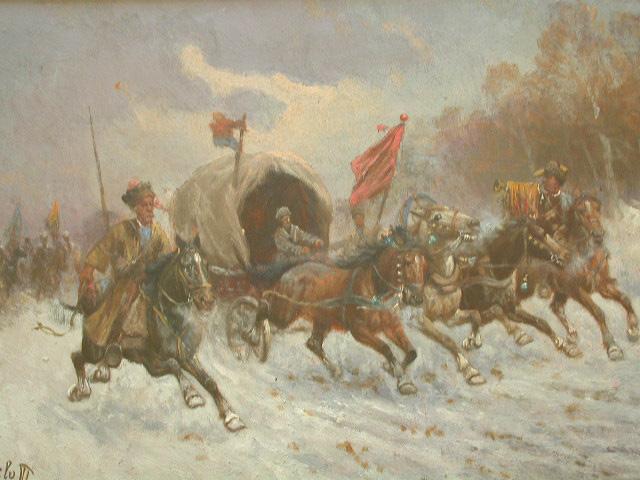 Cossacks on Horseback I.