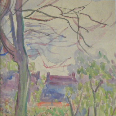 Landscape with House and Tree