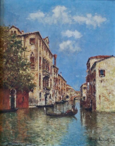 Gondola on a Venetian Canal
